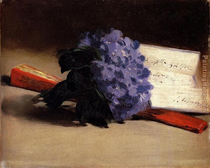 Bouquet Of Violets painting - Edouard Manet Bouquet Of Violets art painting